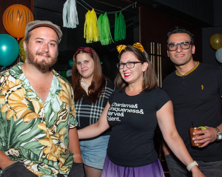 Group of customers attend a birthday party at Banter Bar Los Angeles