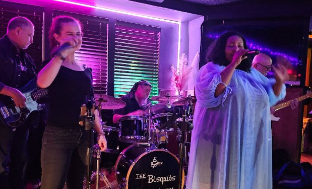 Kiki & The Bisquits perform live at Banter Bar West Los Angeles